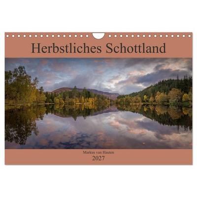 Herbstliches Schottland (Wandkalender 2027 DIN A4 quer), CALVENDO Monatskalender