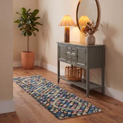 SAFAVIEH Handmade Casablanca Shag Carole Tribal Wool Rug