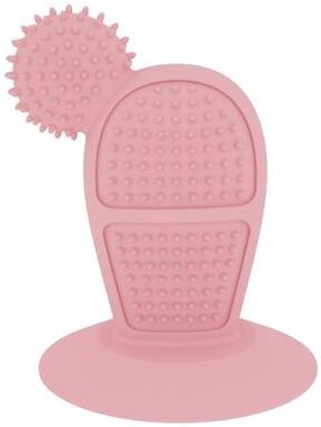 United Cactus Dog Chew Toy With Suction Cup Dental Molar Stick For Teeth Cleaning & Teething Relief light Pink