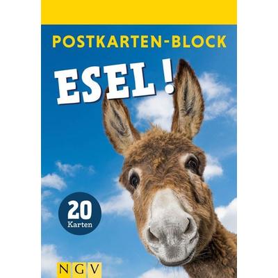 Postkartenblock Esel, Taschenbuch von , Naumann & Göbel, 978-3-625-19827-7