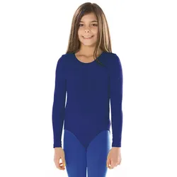 Kinder-Langarmbody, blau