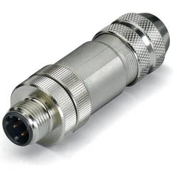 WAGO 756-9501/060-000 Sensor-/Aktor-Steckverbinder, unkonfektioniert M12 Stecker, gerade Polzahl Sensoren: 4 1 St.