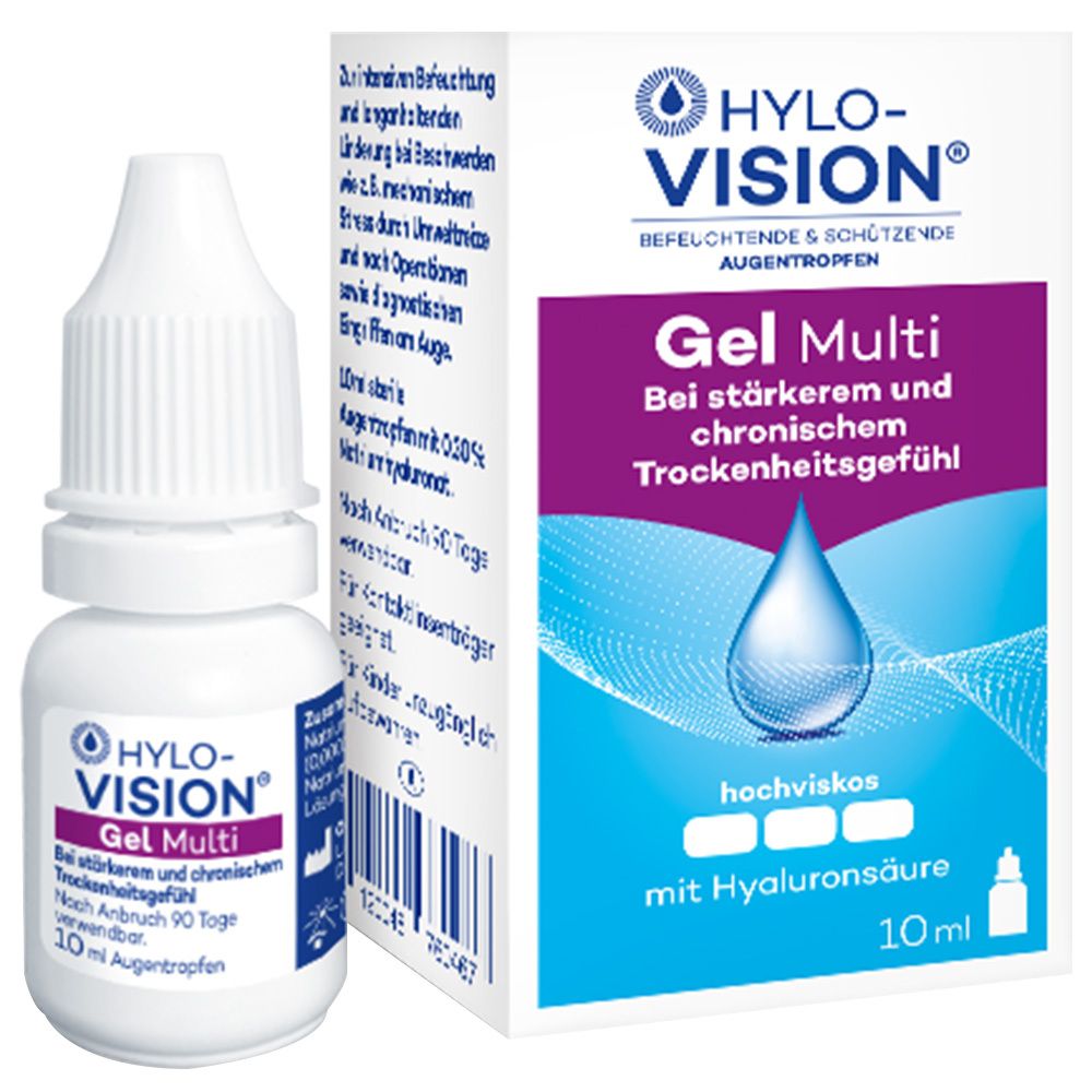 Hylo-Vision Gel multi Augentropfen 10 ml