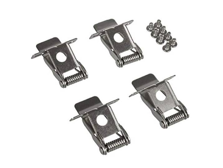 Maclean MCE544 4x veerklemmen montageset voor LED-paneel montageset inbouwkit bevestigingsmateriaal