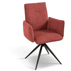 Komfort & Wohnen Stuhl Amarillo 6321-AA Stoff Rot Red
