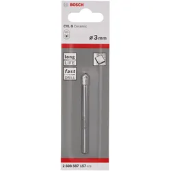 Bosch Fliesenbohrer CYL-9 Ceramic 3 x 70 mm - 2608587157