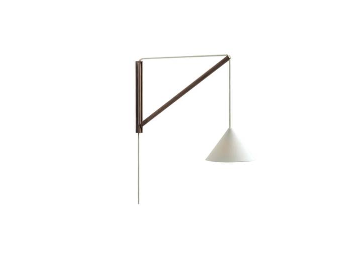 MOEBE Lampe murale suspendue Chêne fumé-blanc