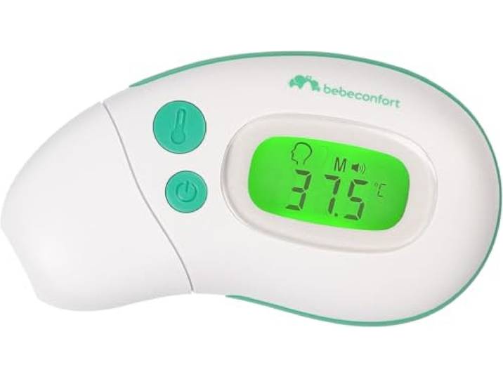 Bebeconfort Mini Multifunctionele Thermometer 4-in-1, 0+ Maanden, Wit