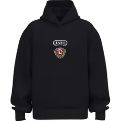 JAKO Unisex Dynamo Dresden Hoodie Freizeit, Größe 5XL in Schwarz Schwarz