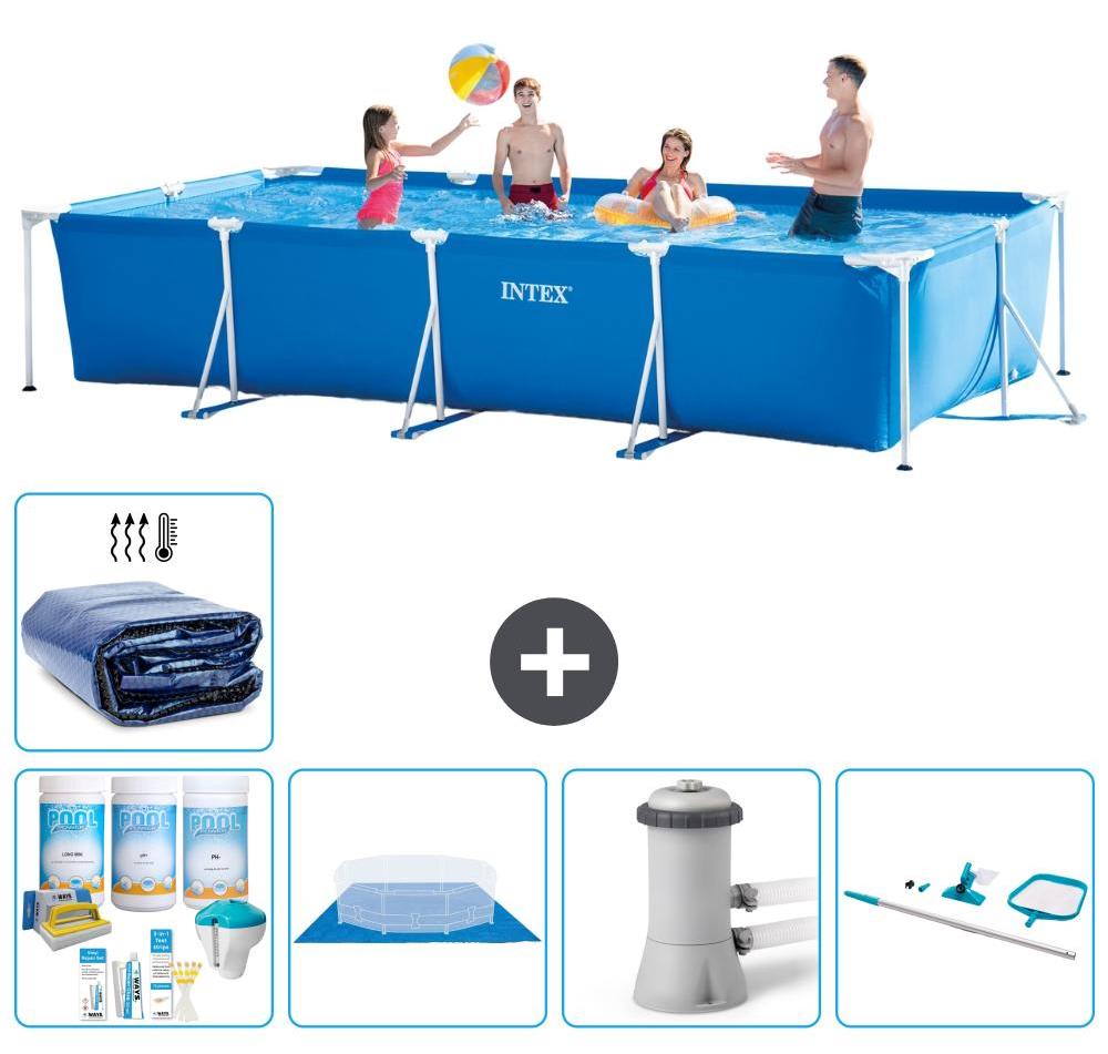 Rechteckiger Frame Pool - 450x220x84 cm - 6-teilig S20075