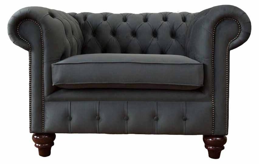 Chesterfield Design Fauteuil van Luxe Textiel voor Volwassenen