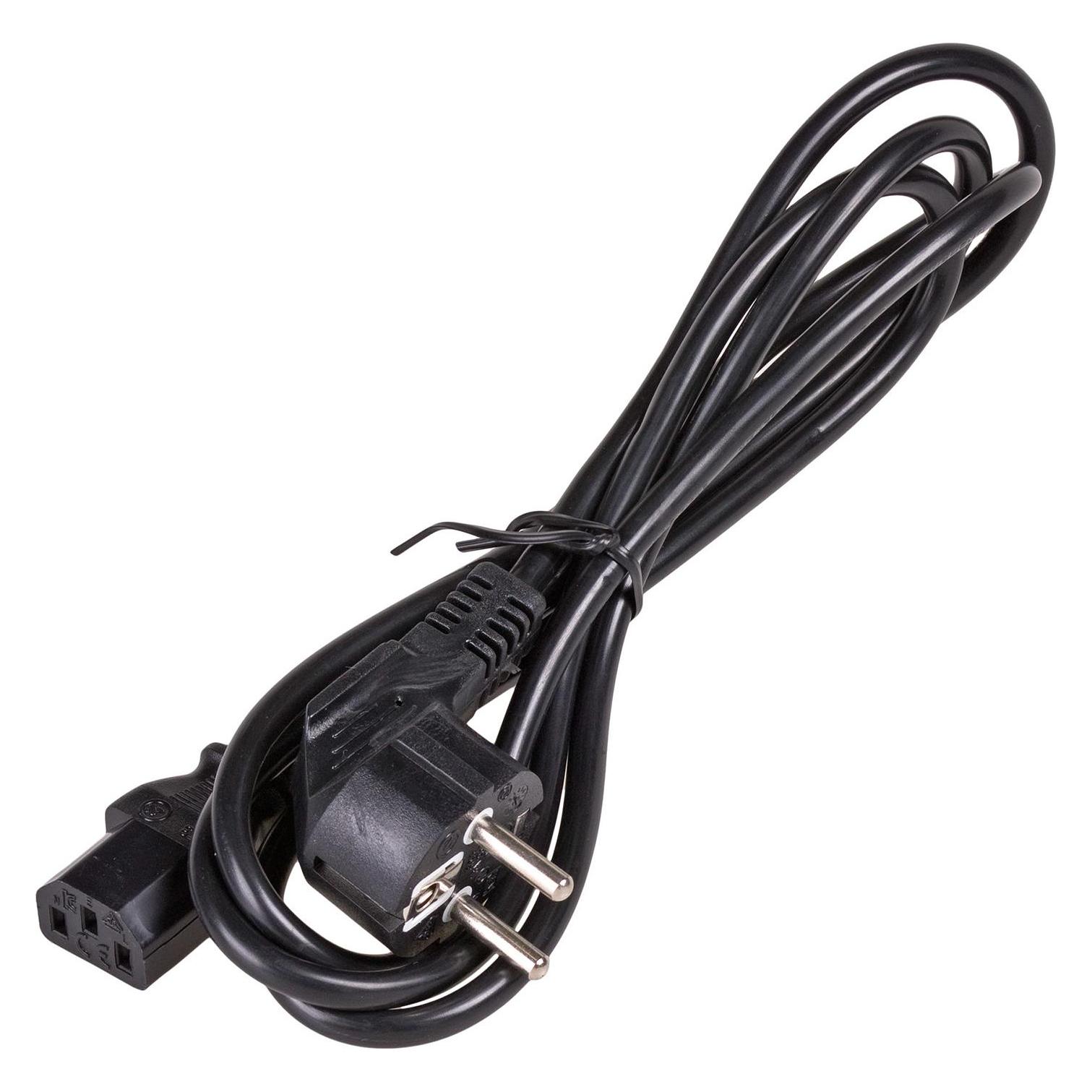 Akyga AK-PC-01A Stromkabel CEE7/7 IEC C13 (1.50 m) (AK-PC-01A)