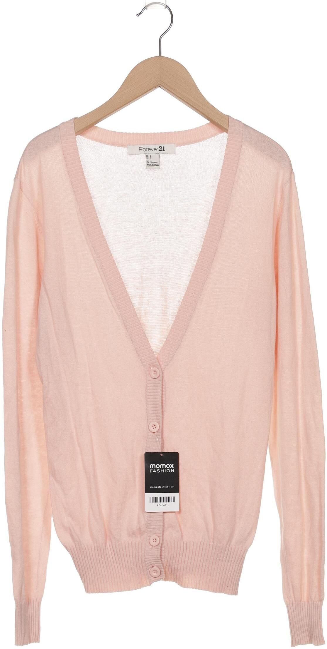 Forever 21 Damen Strickjacke, Orange, Gr. S, Baumwolle - Second Hand