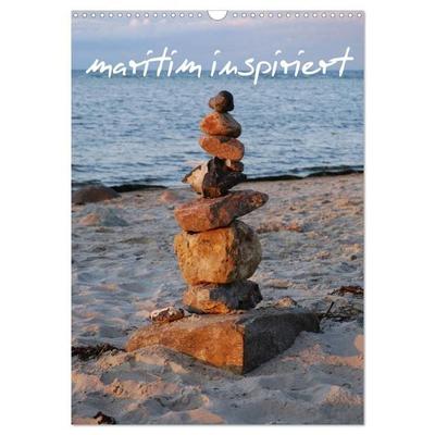 maritim inspiriert / Geburtstagskalender (Wandkalender 2027 DIN A3 hoch), CALVENDO Monatskalender