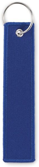 Porte-clés publicitaires personnalisés Key tag TAKEOFF Bleu Royal