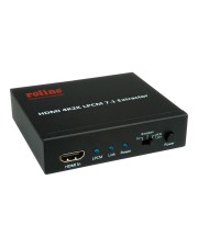ROLINE HDMI 4K2K Audio Extraktor HDMI-Audiosignal-Extractor Schwarz (14.01.3442)