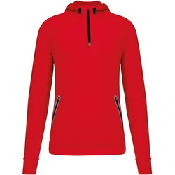 Kariban ProAct Unisex Sport Sweatshirt mit 1/4 Zip Hoodie PA360