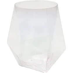 4er-Set KARE DESIGN Wasserglas Diamond 300 ml Glas Transparent Klar