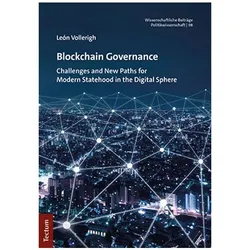 Blockchain governance, Fachbücher von León Vollerigh