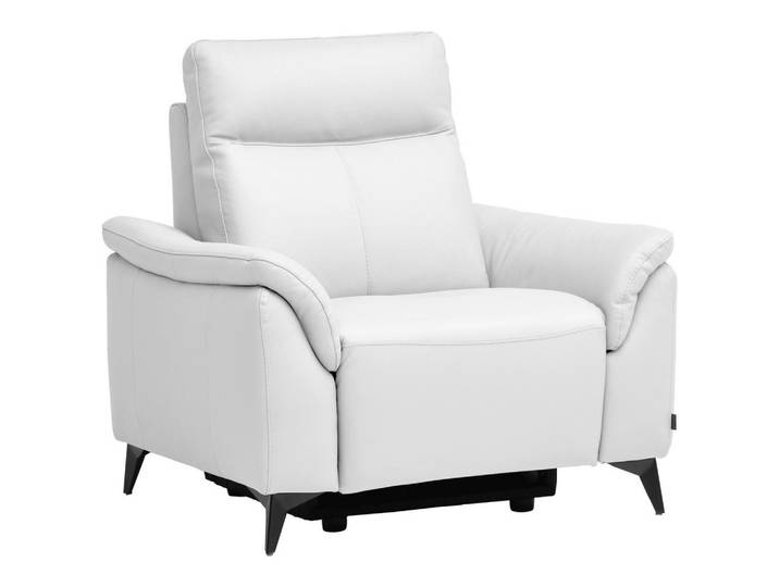 Belluti Sessel Alan, Weiß, Metall, Echtleder, Dickleder, 107x105x98 cm, Lederauswahl, Stoffauswahl, Wohnzimmer, Sessel, Sonstige Sessel