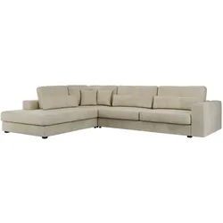 ECKSOFA Savona Beige Velvet - links