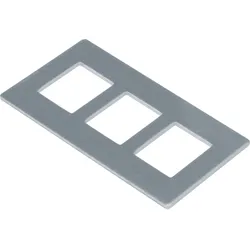 Hager GTVDM053 Montageplatte f. Geräteträger GTVD200/300 Datenmodul 3-fach RJ45 20,1x14,8mm