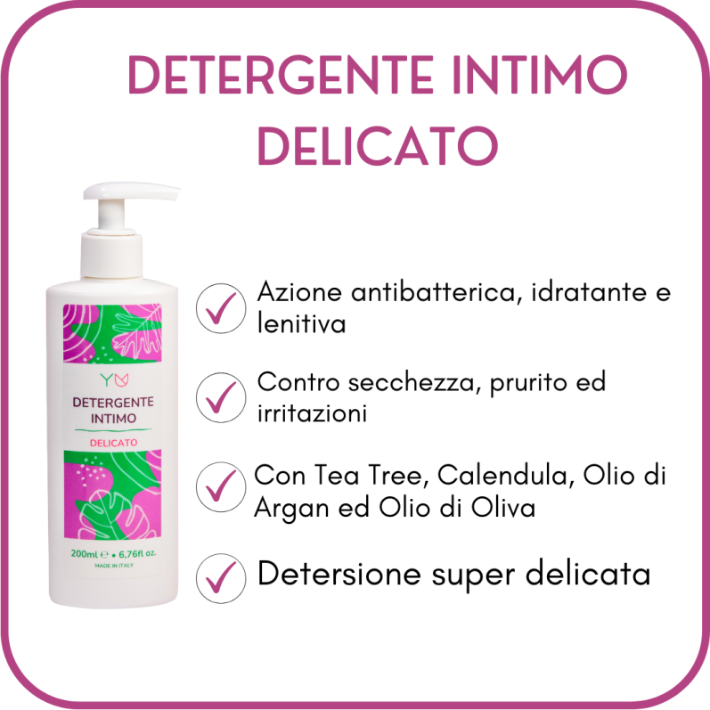 yuniwa cosmetics Detergente Intimo Delicato con Calendula e Tea Tree