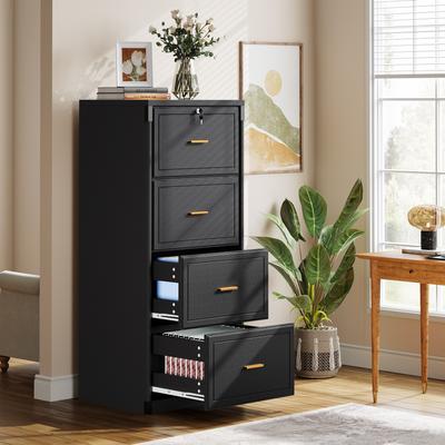 Bluebell 4-Drawer File Cabinet with Lock