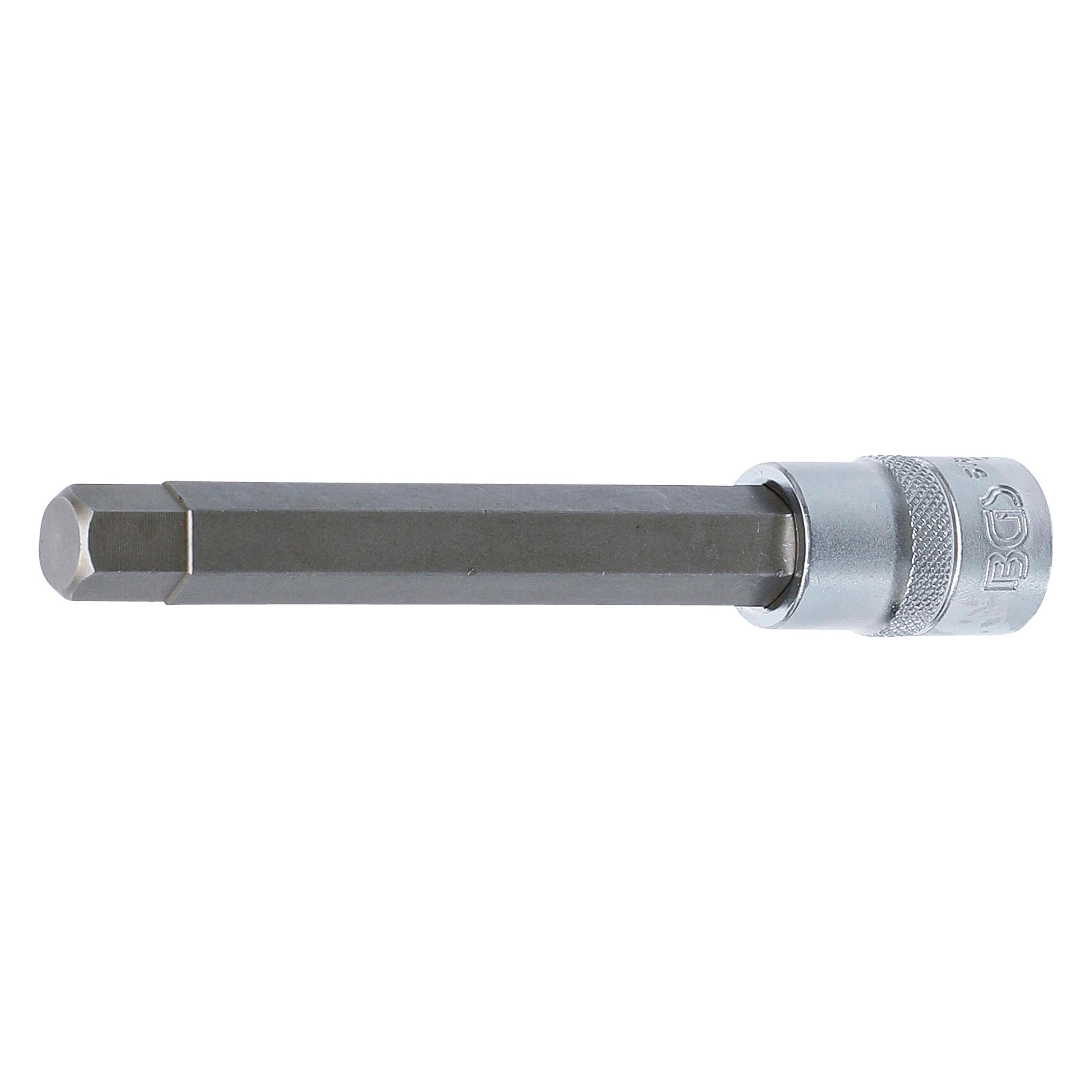 BGS Bit-Einsatz Länge 140 mm Antrieb Innenvierkant 12,5 mm (1/2") Innensechskant 13 mm (5184-H13)