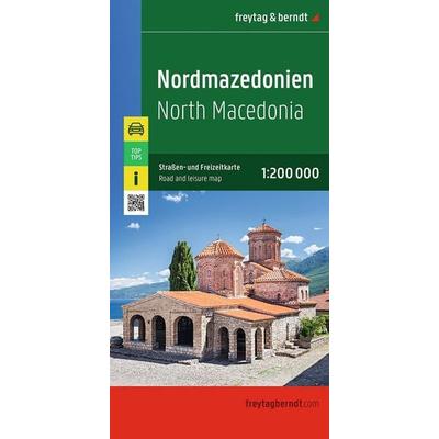 freytag & berndt Straßenkarte Nordmazedonien 1:200.000, Sonstige von , KOMPASS Freytag & Berndt, 978-3-7079-2457-2