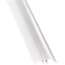 PVC Klemmprofil-Oberteil weiß