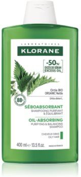 Klorane Nettle champô de limpeza para cabelo oleoso 400 ml. Nettle