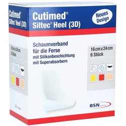 Cutimed Siltec Heel 3D 16x24 cm Kompress 6 St