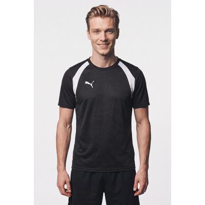 Fußballtrikot PUMA "TEAMFINAL26 TRAINING JERSEY", Herren, Gr. M, schwarz (puma schwarz, puma weiß, puma weiß), Web, Obermaterial: 100% Polyester, unifarben, slim fit normal, Rundhals, Trikots Fußballtrikot, mit DryCELL Technologie, Slim Fit...