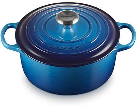 Le Creuset Signature Azure Cast Iron 24cm Round Casserole