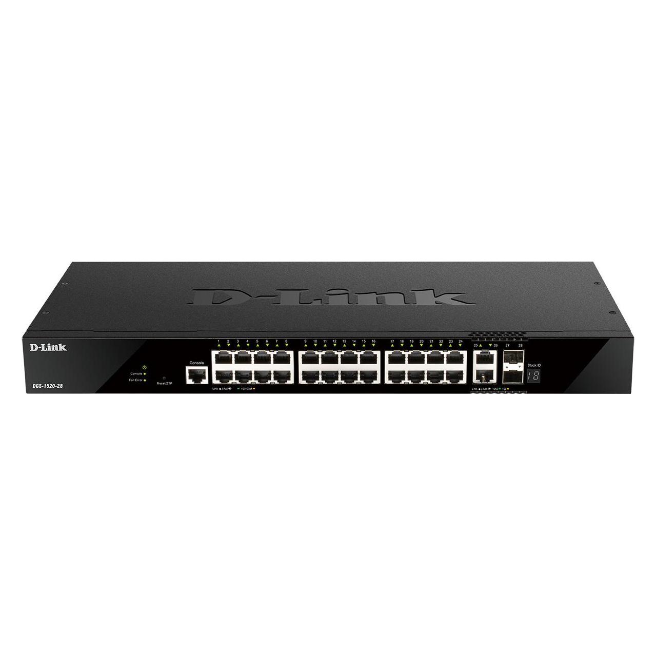 D-Link 28-P Smart Managed Switch (28 Ports) (DGS-1520-28/E)