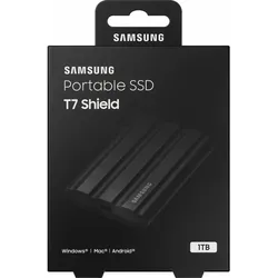 SAMSUNG Portable SSD T7 Shield schwarz 1TB, USB-C 3.1