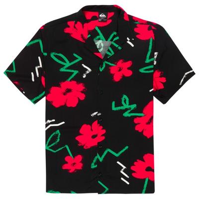 Quiksilver - Safe Paradise S/S - Hemd Gr XXL schwarz