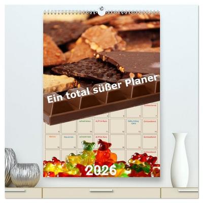Ein total süßer Planer (hochwertiger Premium Wandkalender 2026 DIN A2 hoch), Kunstdruck in Hochglanz