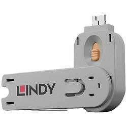 LINDY USB-A Port Schlüssel Lindy USB Type A Port Blocker Key - USB-Portblocker Orange Schlüsselschloss inkl. 1 Schlüssel 40623