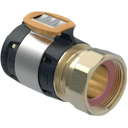 Geberit, Zubehör Sanitärinstallation, FlowFit bergang 50 mm x 1 3/4" mit berwurfmutter 620635001