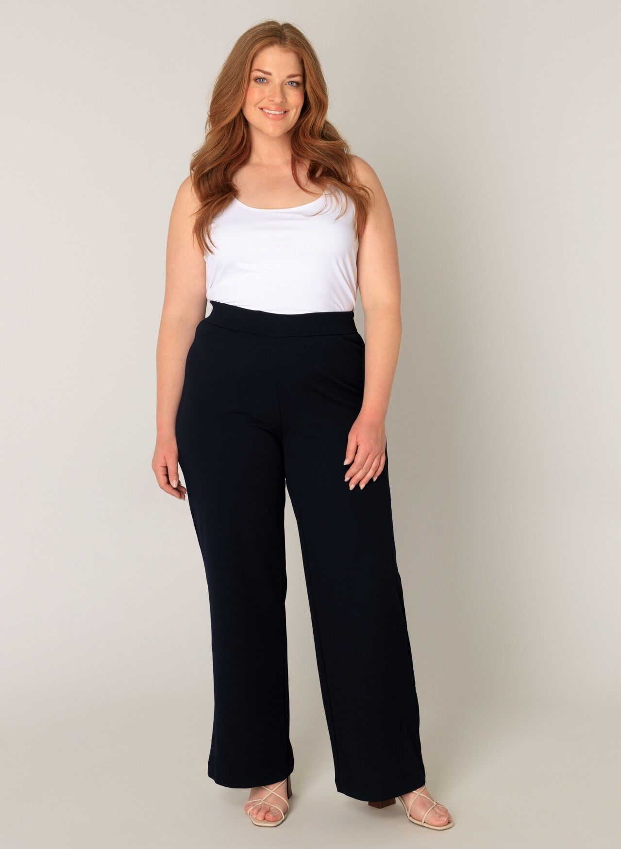 Base Level Curvy "Arah" Grosse Grössen dunkelblau 46, Länge 32