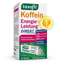 TAXOFIT Koffein B12 Energie Direkt Granulat 10 St