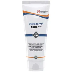 Stokoderm aqua PURE 100 ml, ehem. aqua sensitive, SAQ100ML Hautschutzcreme bei Feuchtarbeit, mit Repaireffekt