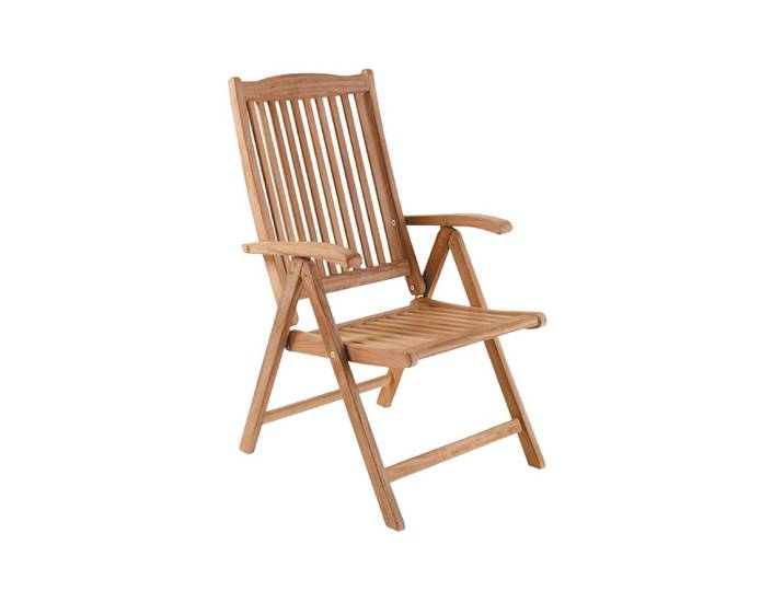 2er Set Brafab Veronica Positionsstuhl Teak natur klappbar