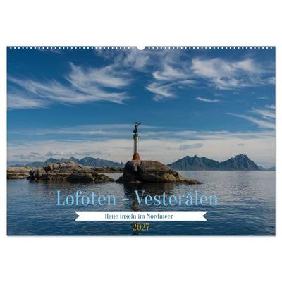 Lofoten Vesterålen (Wandkalender 2027 DIN A2 quer), CALVENDO Monatskalender
