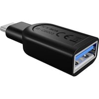USB 3.2 Gen 1 Adapter, USB-C Stecker > USB-A Buchse schwarz
