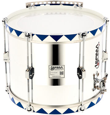Lefima MP-TCH-1412- MH Parade Drum Weiß mit blauen Zacken