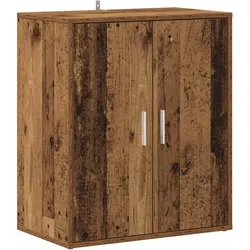 vidaXL Schuhregal Altholz-Optik 60x35x70 cm Holzwerkstoff