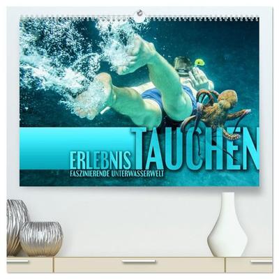 Erlebnis Tauchen - faszinierende Unterwasserwelt (hochwertiger Premium Wandkalender 2027 DIN A2 quer), Kunstdruck in Hochglanz